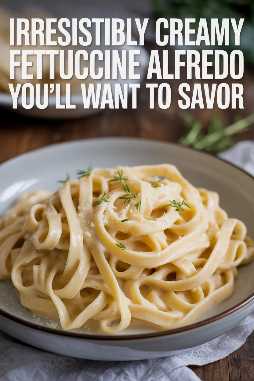 Irresistibly Creamy Fettuccine Alfredo You’ll Want to Savor