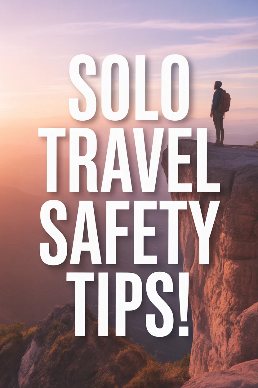 Solo Travel Guide: How to Stay Safe and Have Fun,solo travel safety tips
