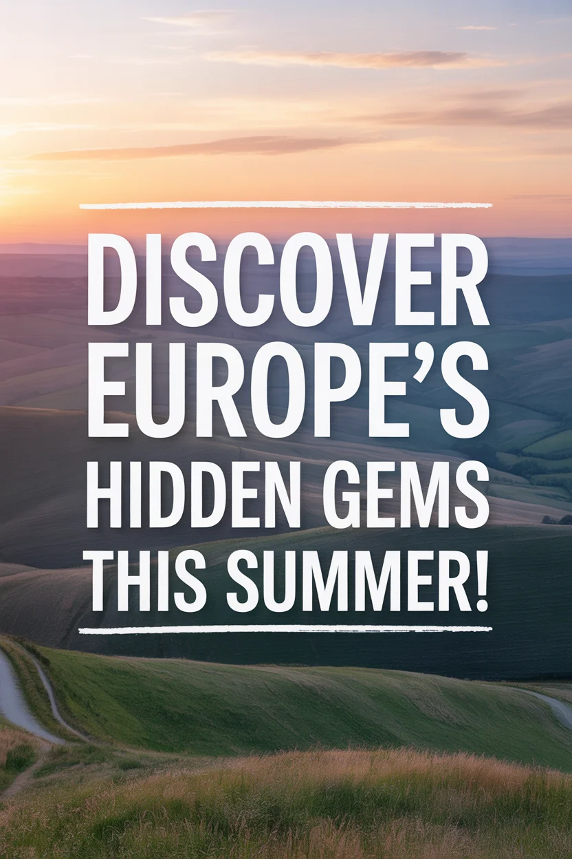 Explore the Top 7 Hidden Gems to Visit in Europe This Summer!
