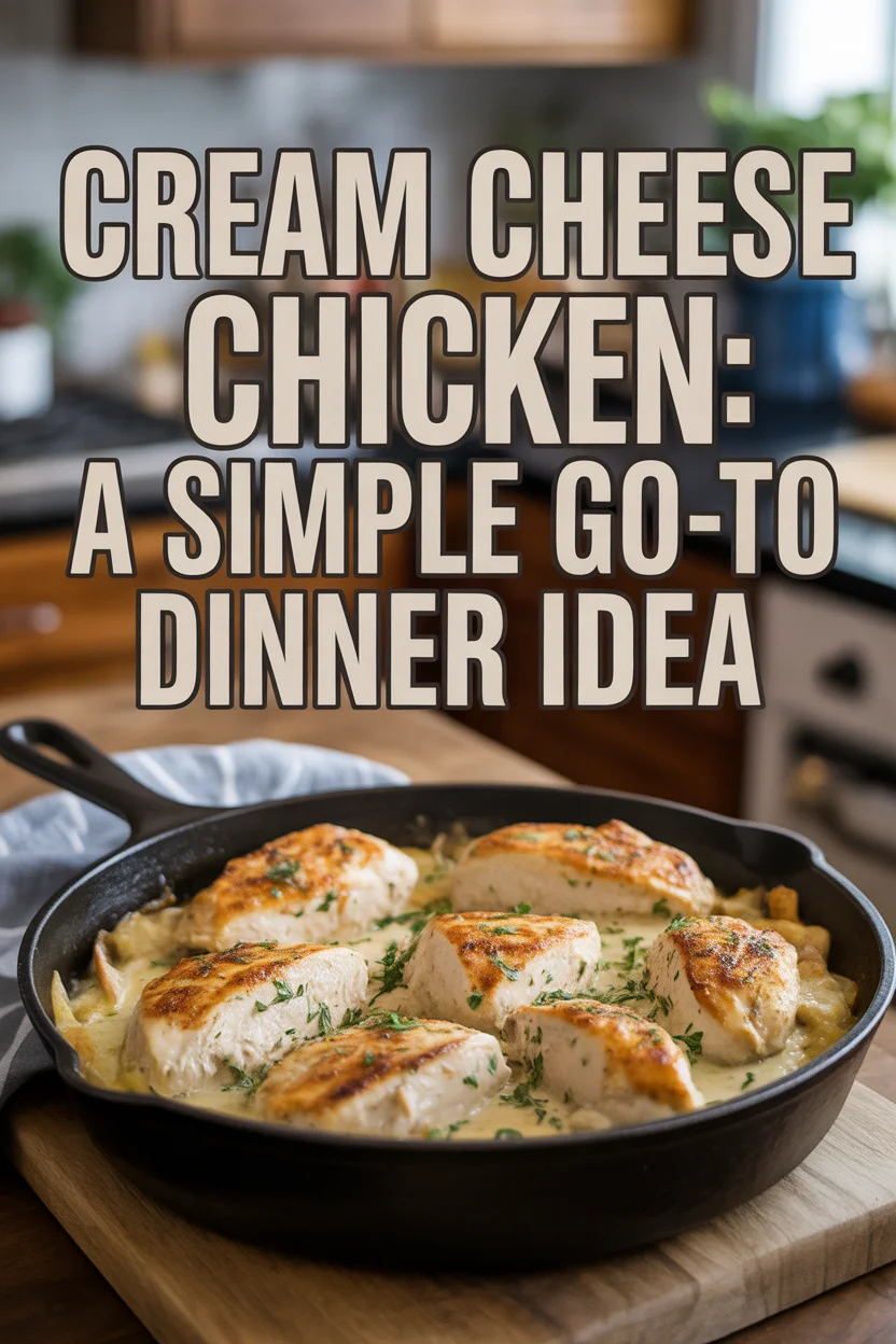 Cream Cheese Chicken: A Simple Go-To Dinner Idea