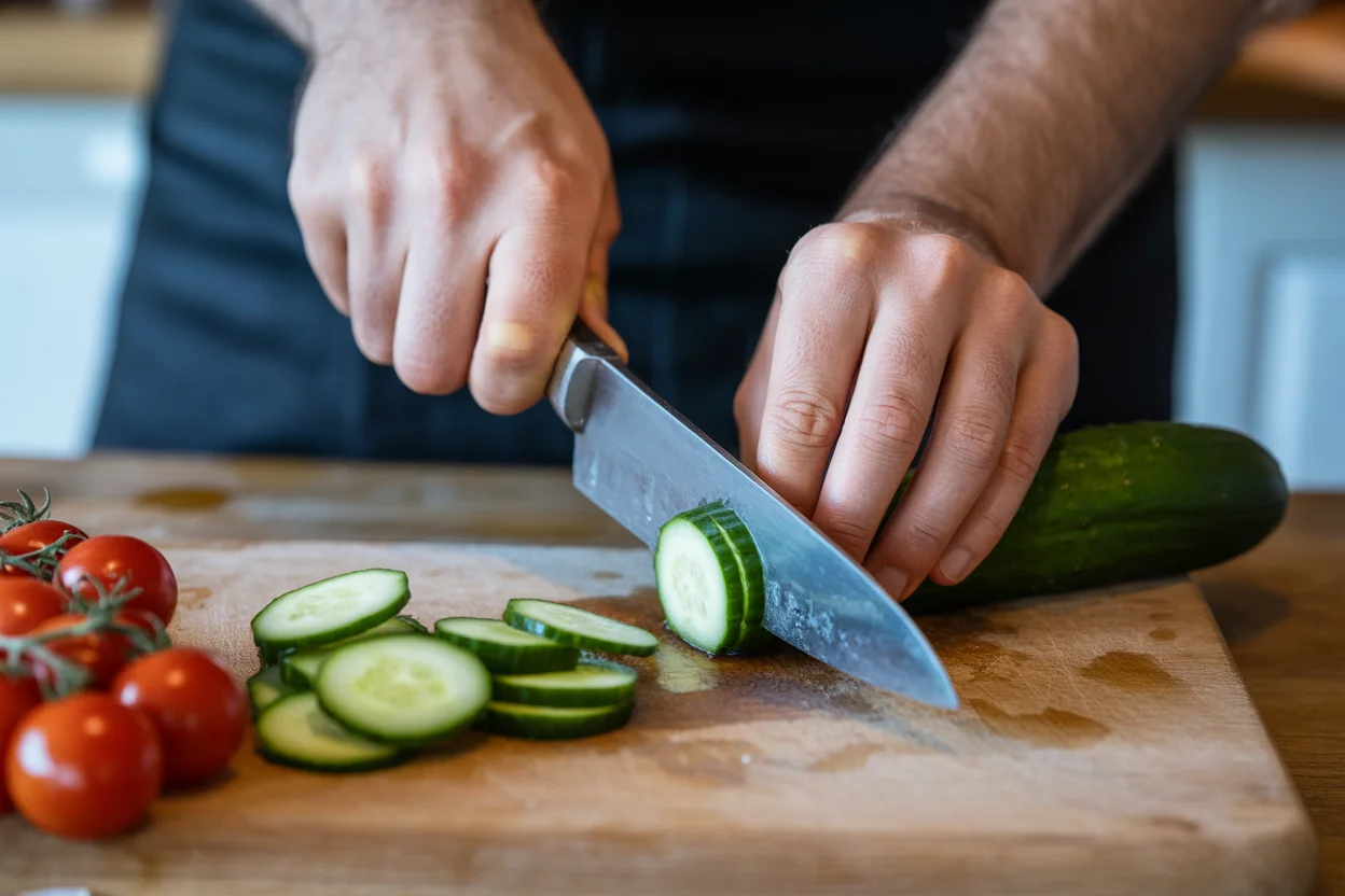 Simple and Tasty Easy Cucumber Caprese Salad Recipe