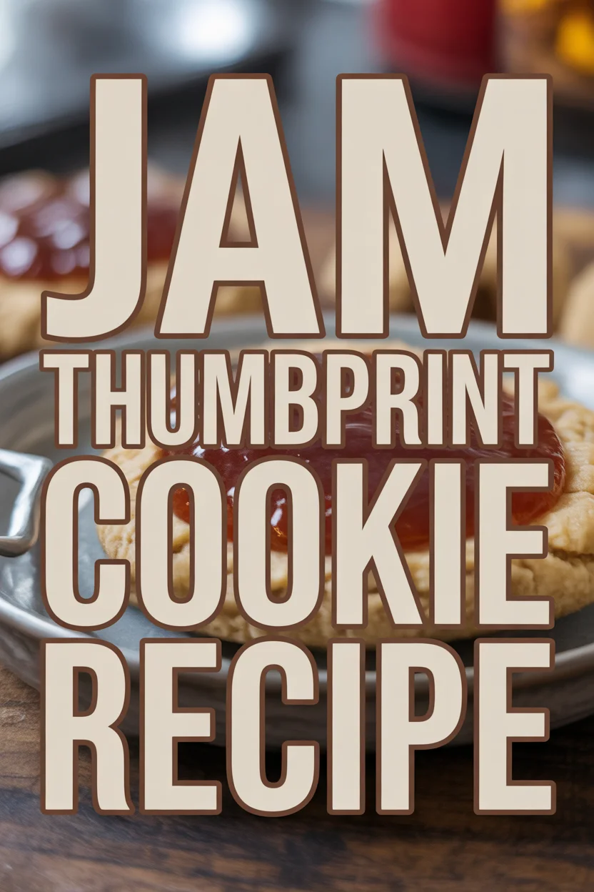 jam thumbprint cookie recipe