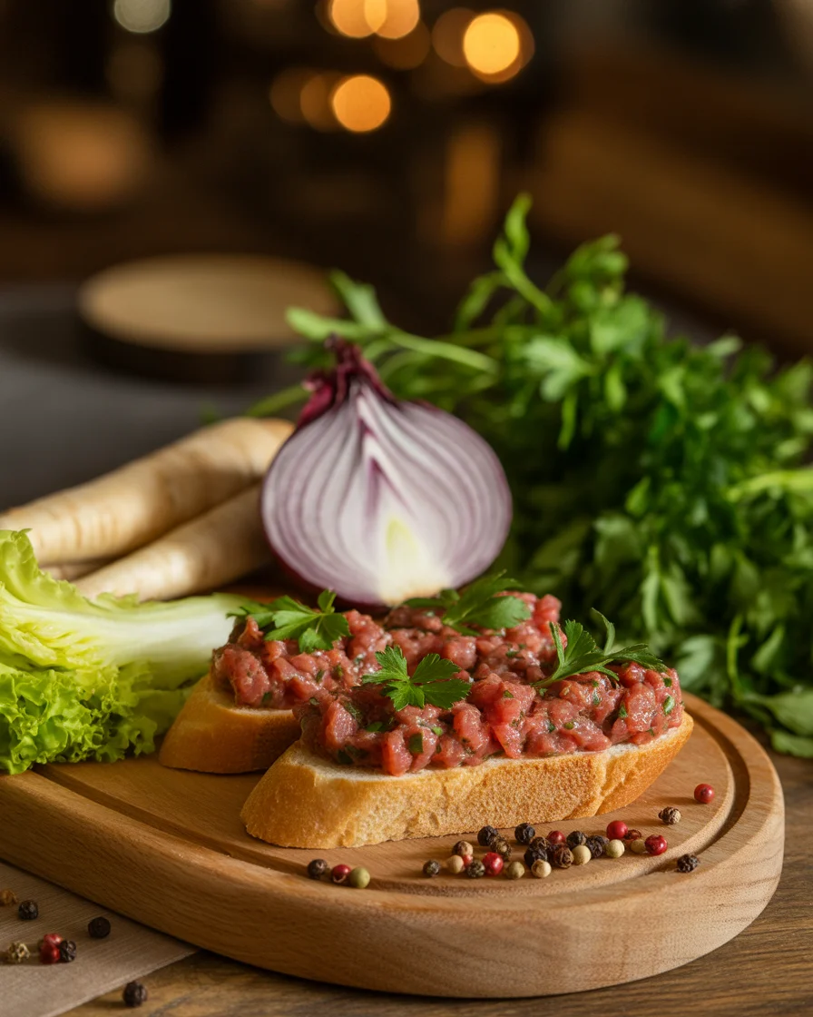 Bruschetta with Beef Tartare: A Delicious Twist on Tradition 2 Bruschetta with Beef Tartare