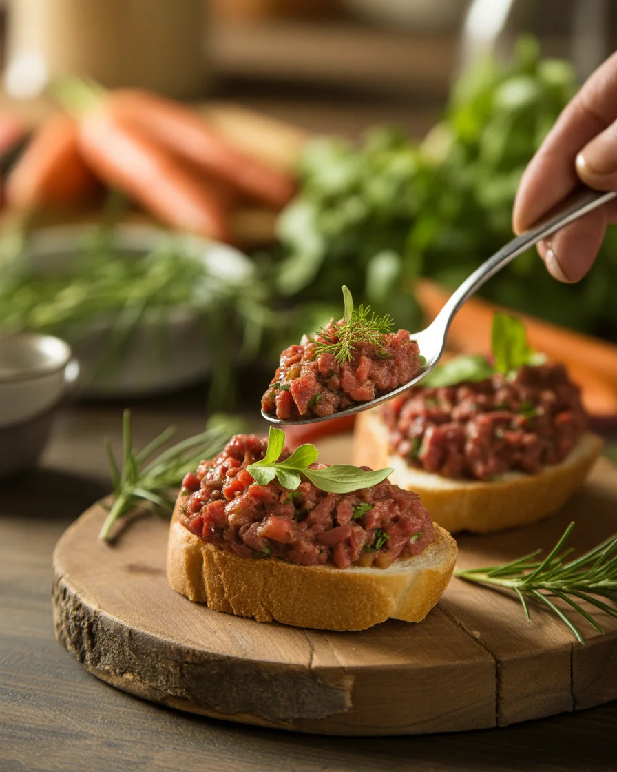 Bruschetta with Beef Tartare: A Delicious Twist on Tradition 5 Bruschetta with Beef Tartare