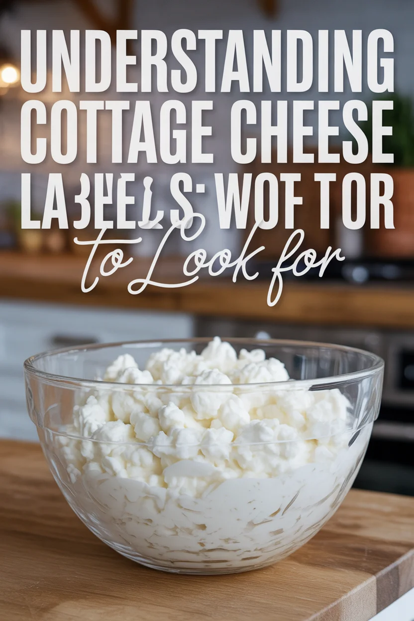 Cottage cheese labels