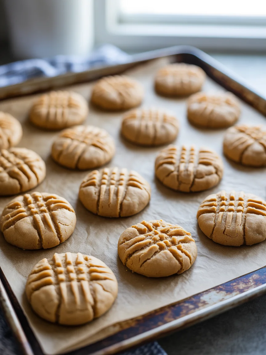 Easy 4-Ingredient Keto Peanut Butter Cookies You’ll Love!