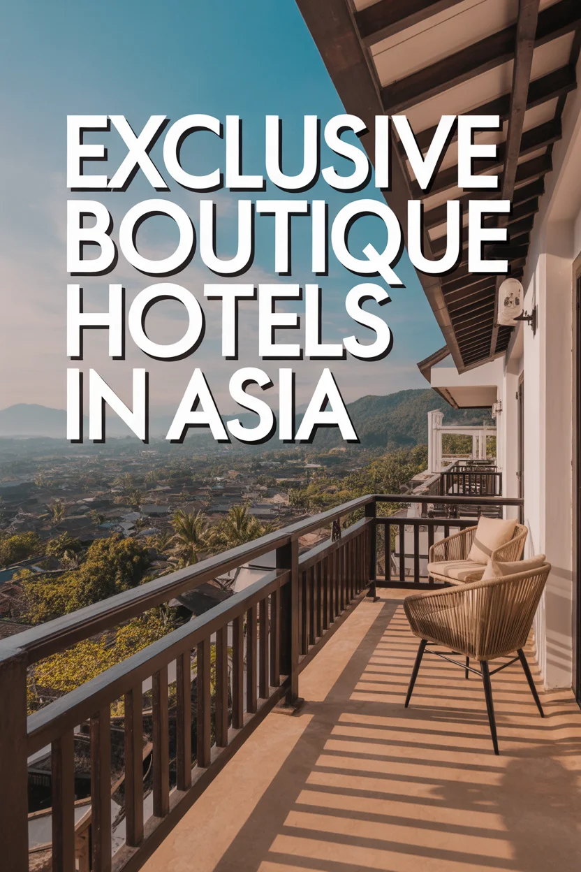 Discover Exclusive Boutique Hotels in Asia for Your Next Escape