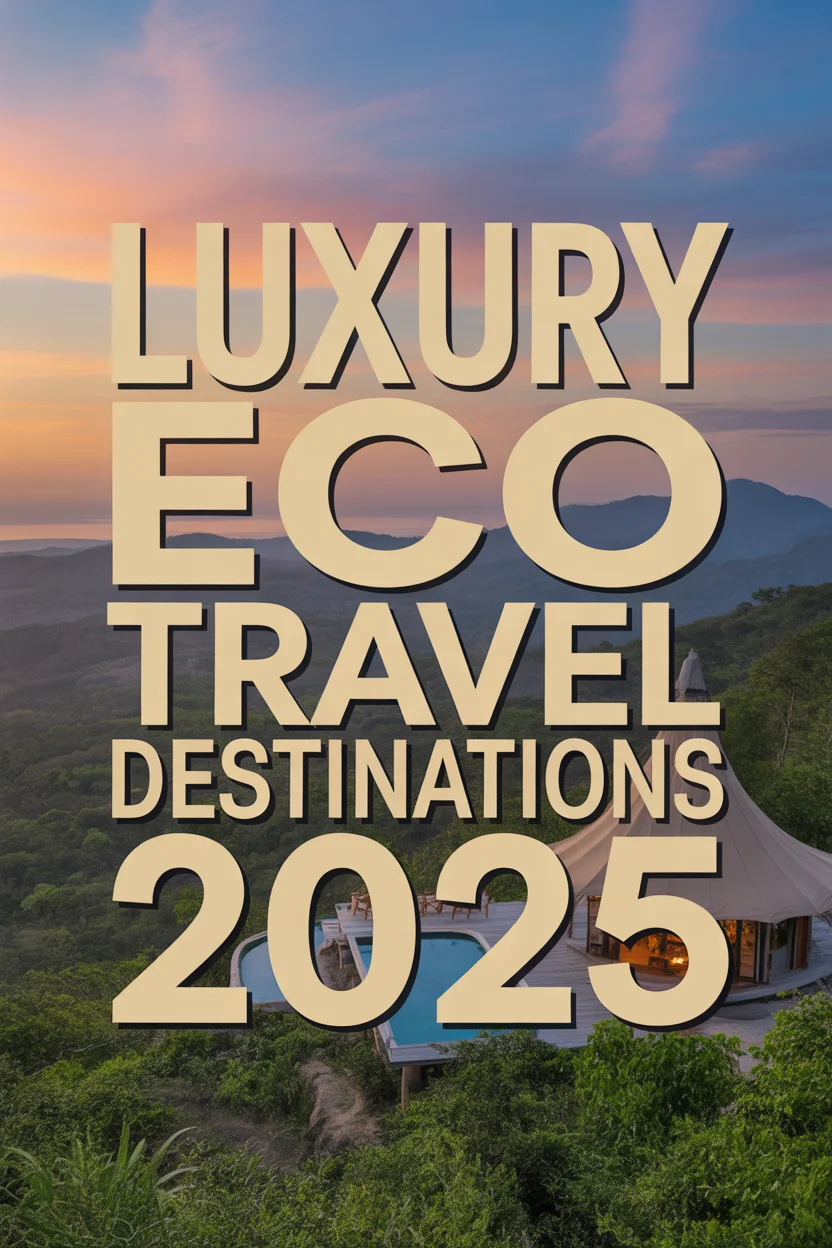 Luxury eco travel destinations