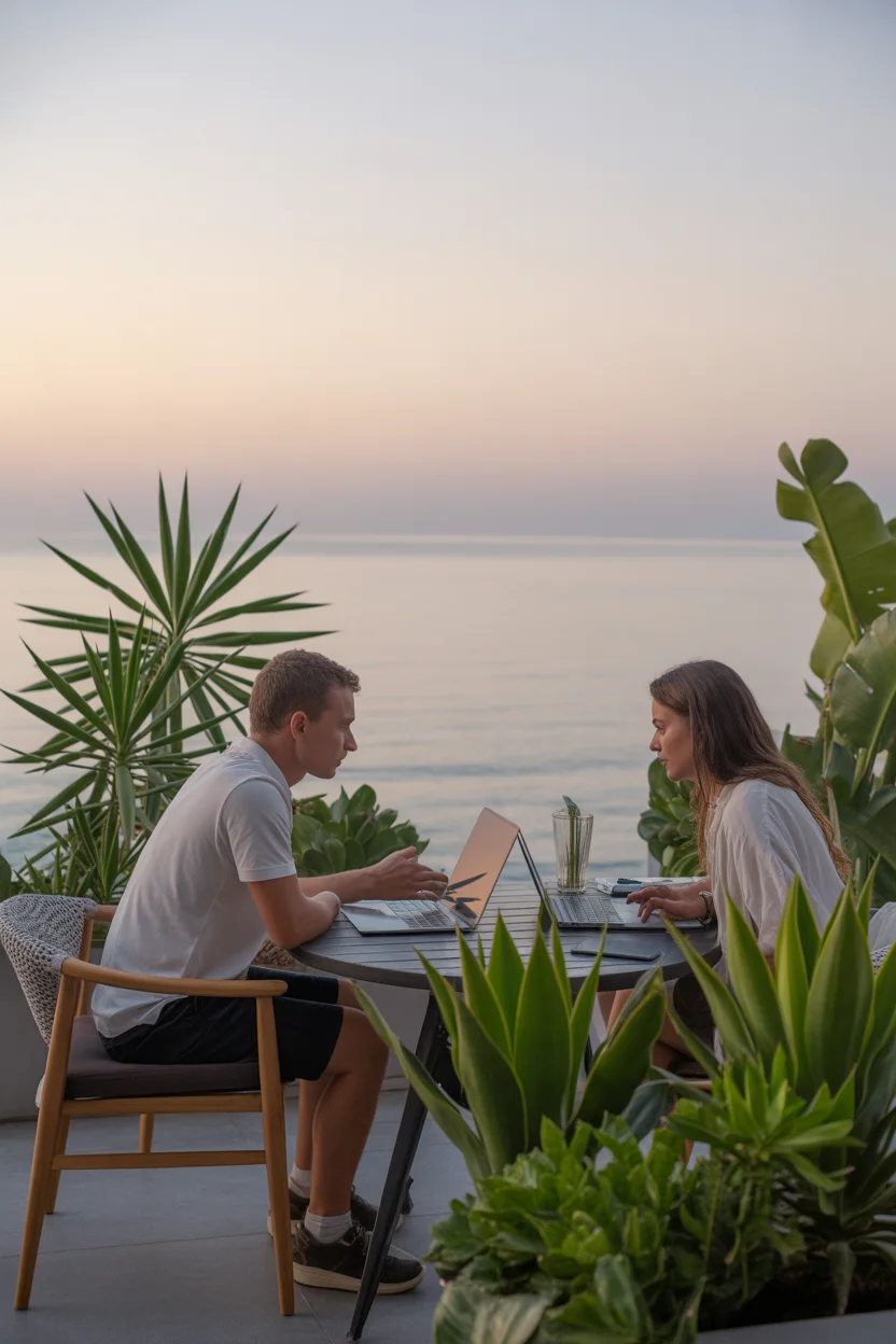 Remote digital nomad retreats