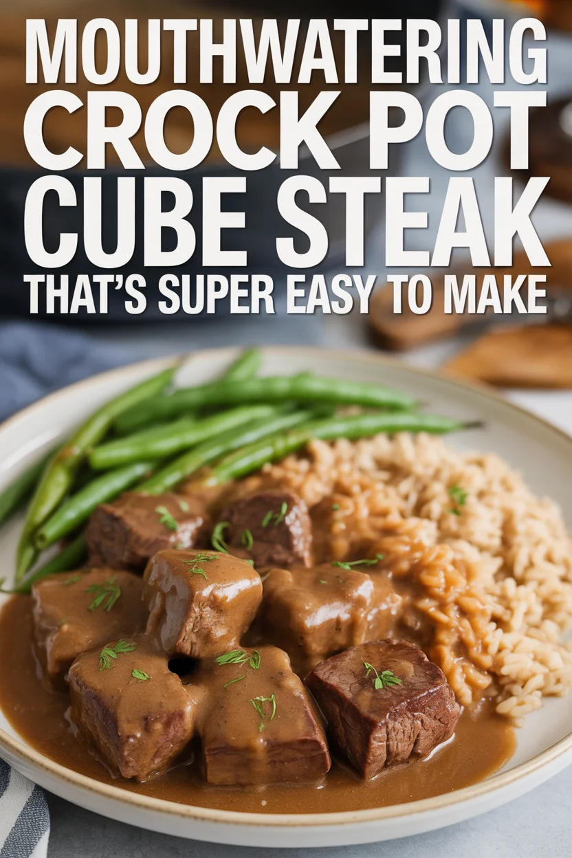 Mouthwatering Crock Pot Cube Steak That's Super Easy to Make