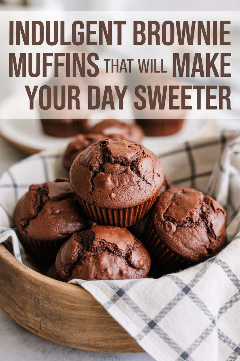 Indulgent Brownie Muffins That Will Make Your Day Sweeter