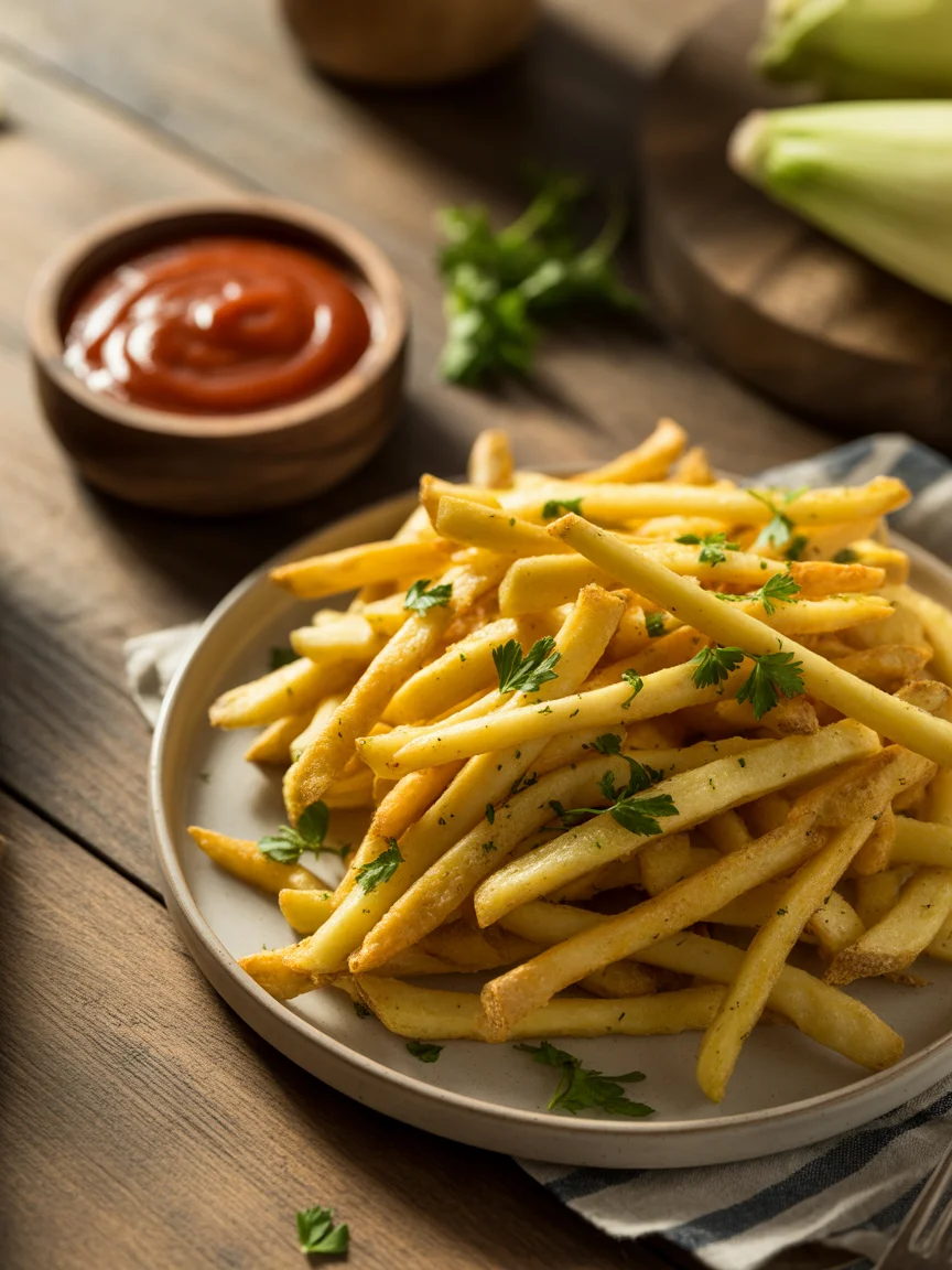 air fryer jicama fries