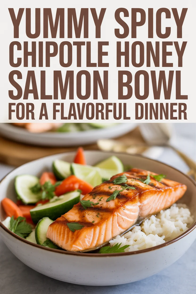 Spicy Chipotle Honey Salmon Bowl
