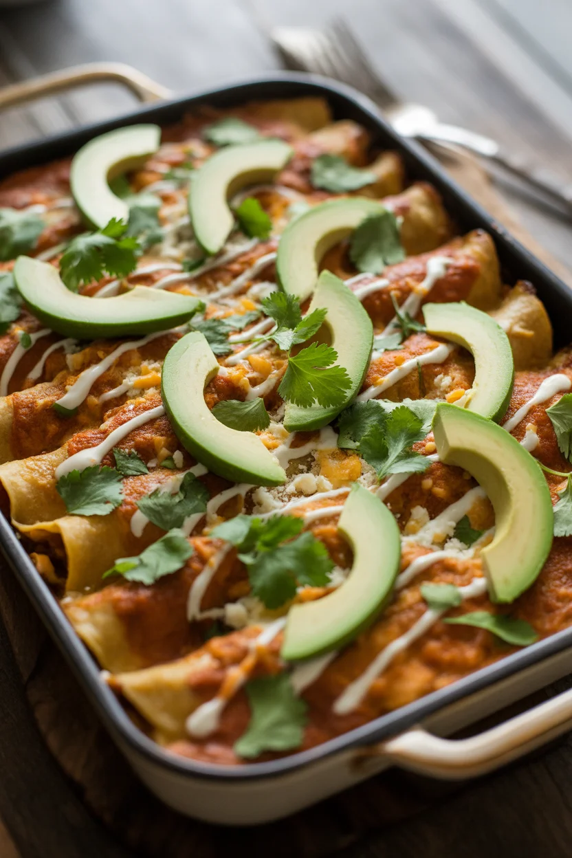 Easy One Skillet Street Corn Chicken Enchilada Bake You’ll Adore