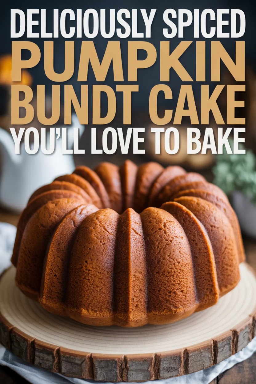 spice pumpkin bundt cake