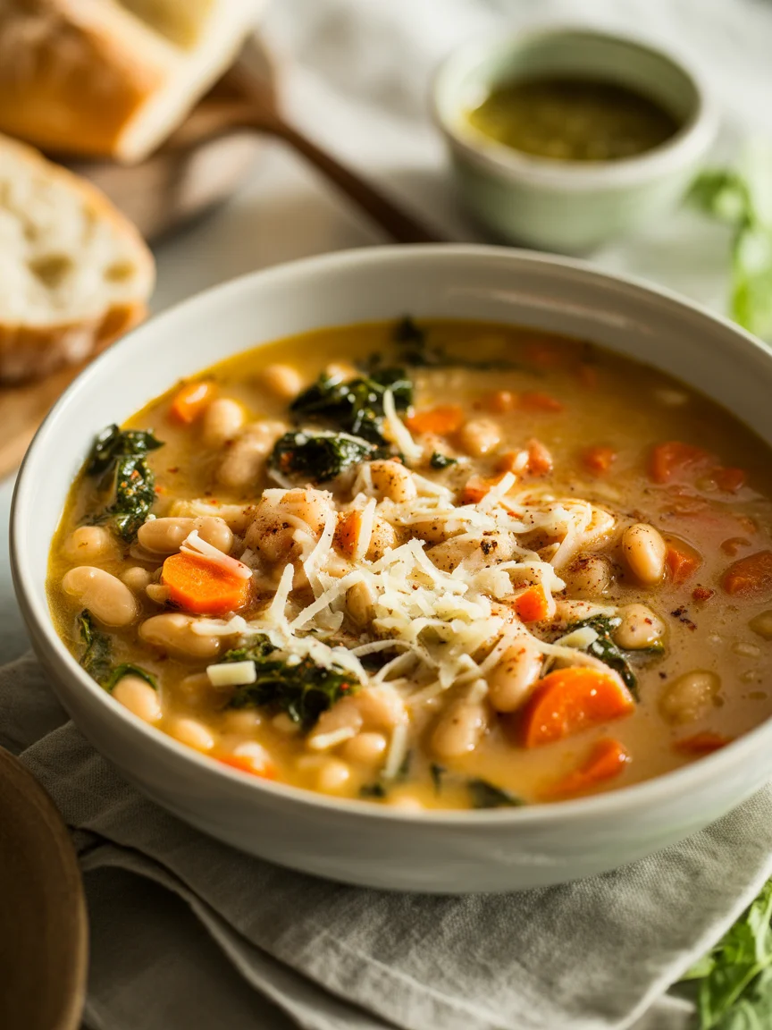 Creamy Italian White Bean Soup