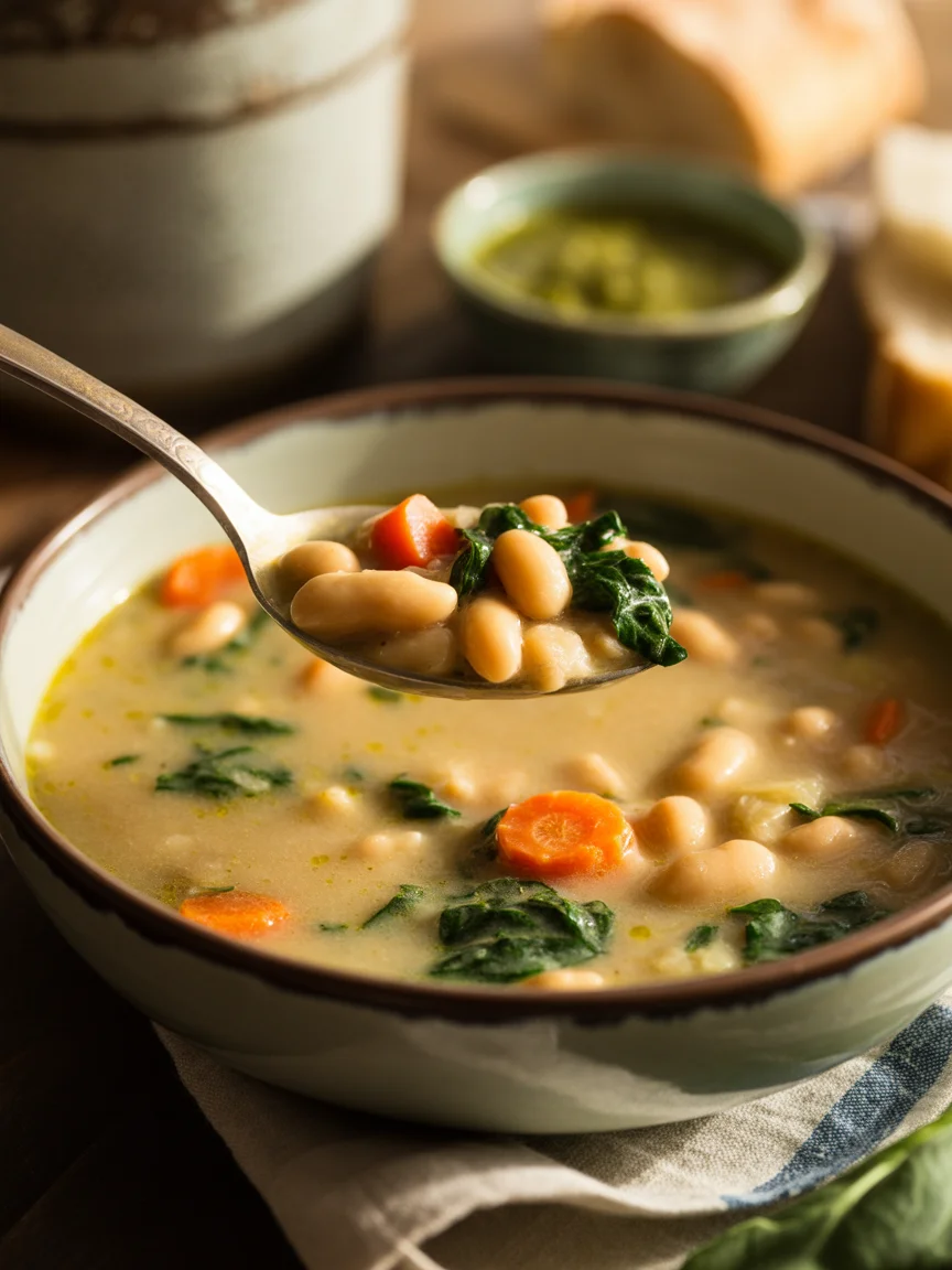 Creamy Italian White Bean Soup