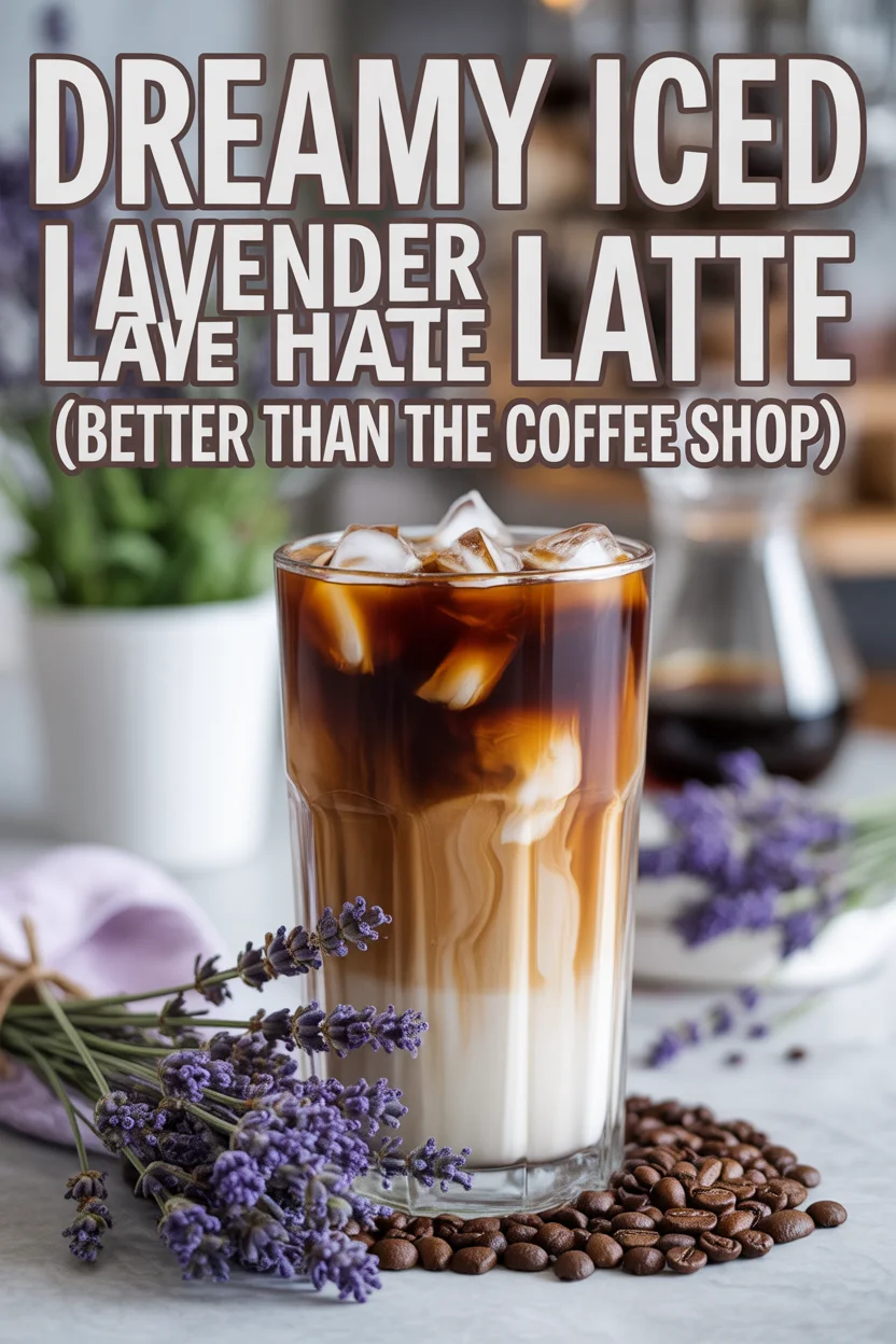 Dreamy Iced Lavender Haze Latte (Better than the Coffee Shop)