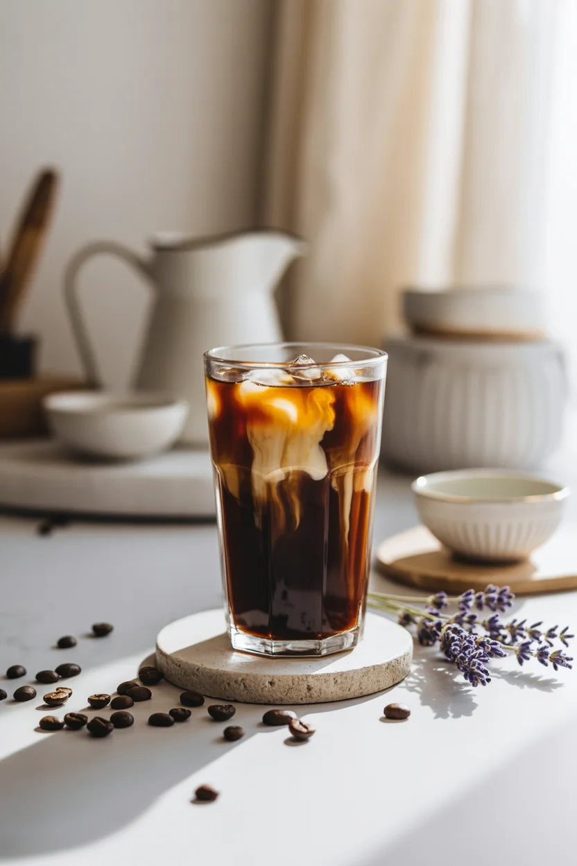 Iced Lavender Latte