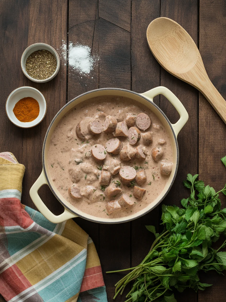 keto sausage gravy