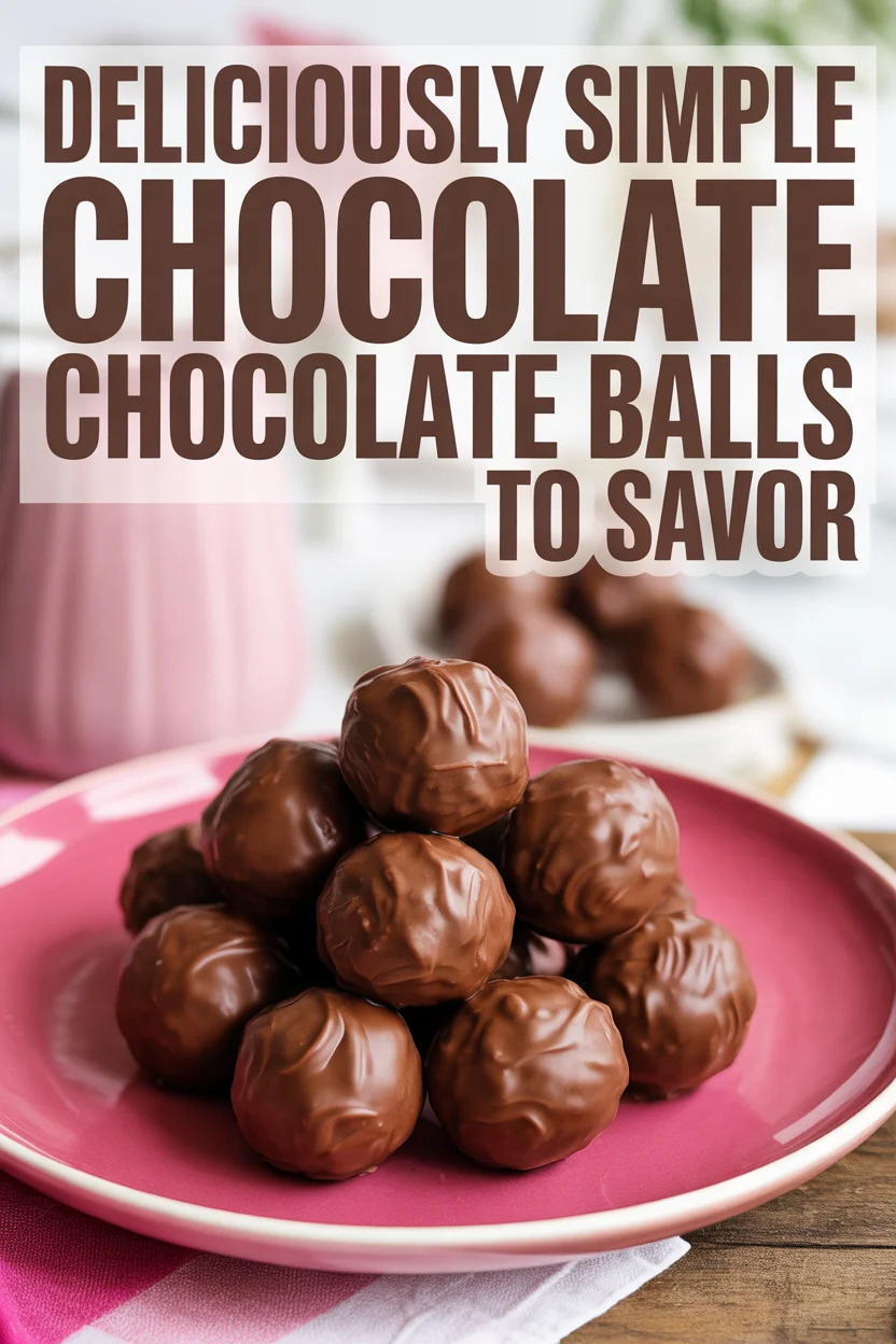  Chocolate Chocolate Balls to