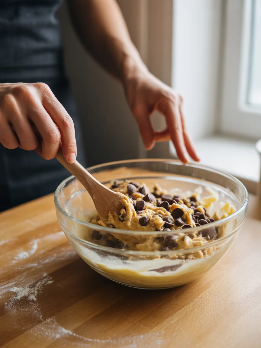 healthy chocolate chip cookies