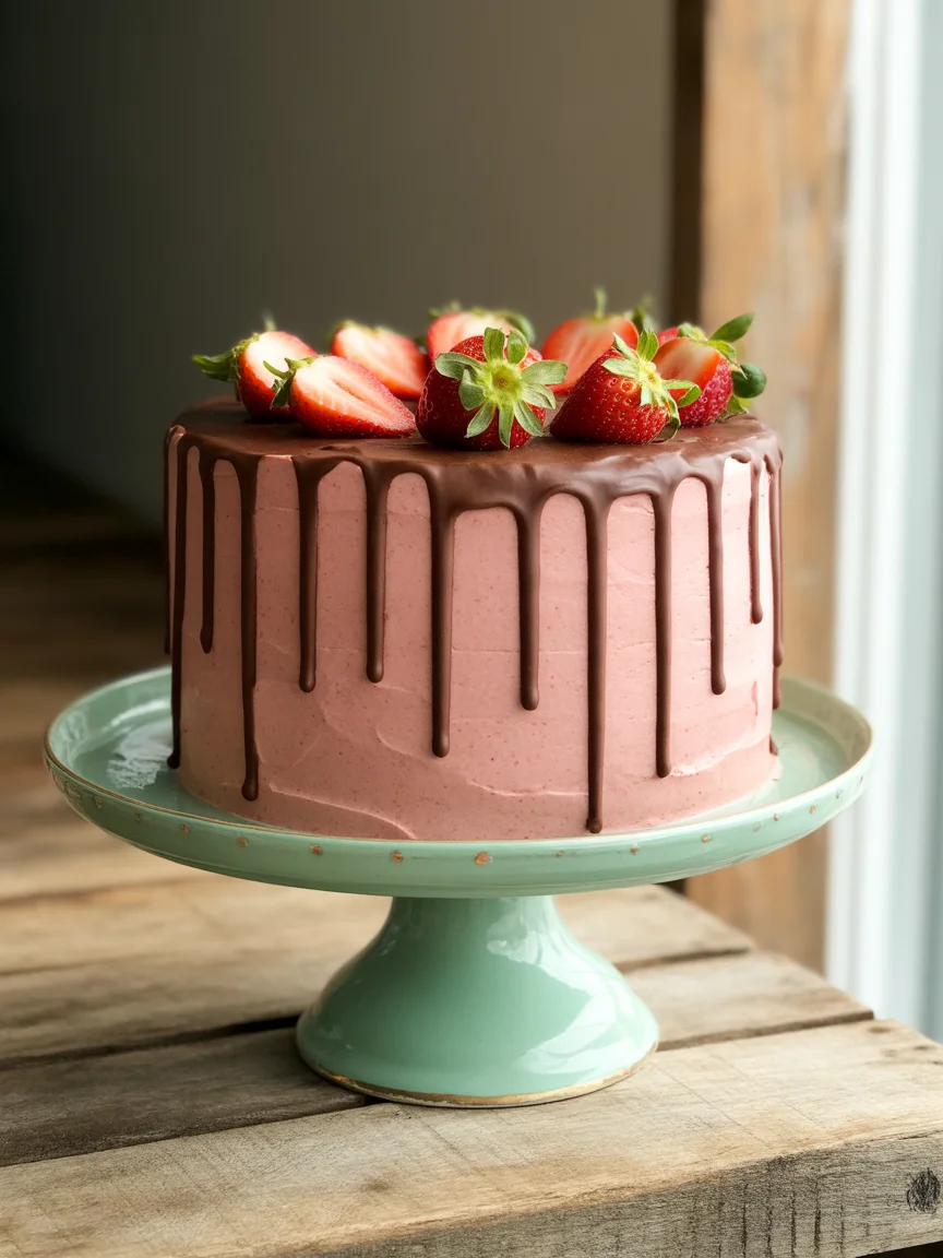 Chocolate Strawberry Cake