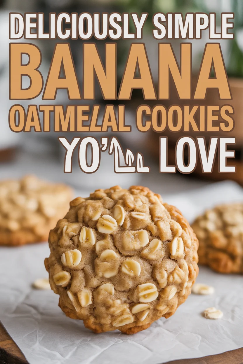 banana oatmeal cookies