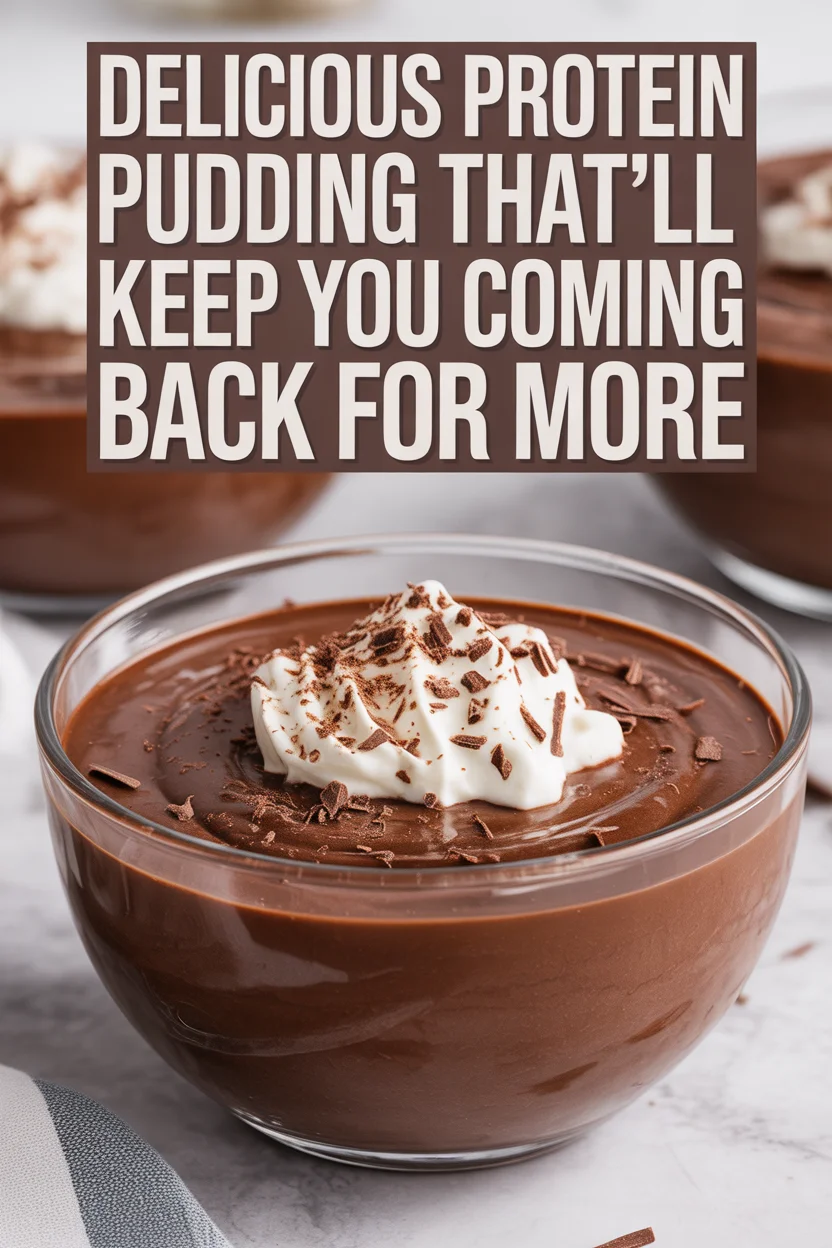 Delicious Protein Pudding That'll Keep You Coming Back for More