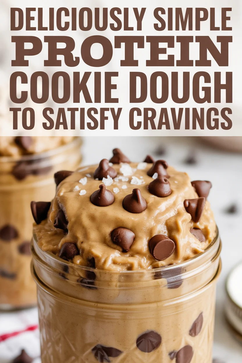 Deliciously Simple Protein Cookie Dough to Satisfy Cravings