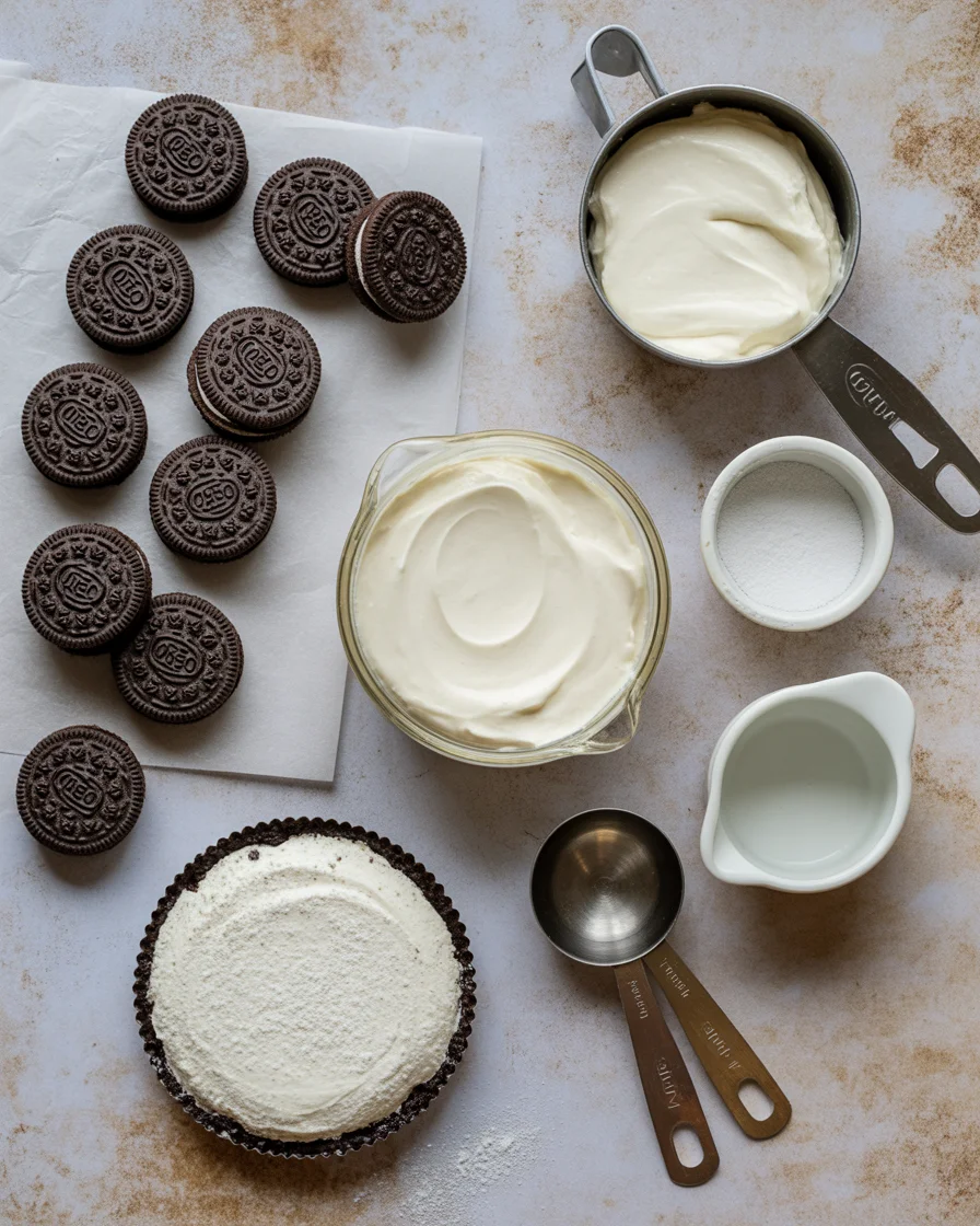 no bake mini oreo cheesecake