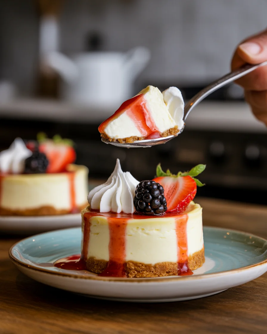 No Bake Mini Cheesecakes Without Gelatin