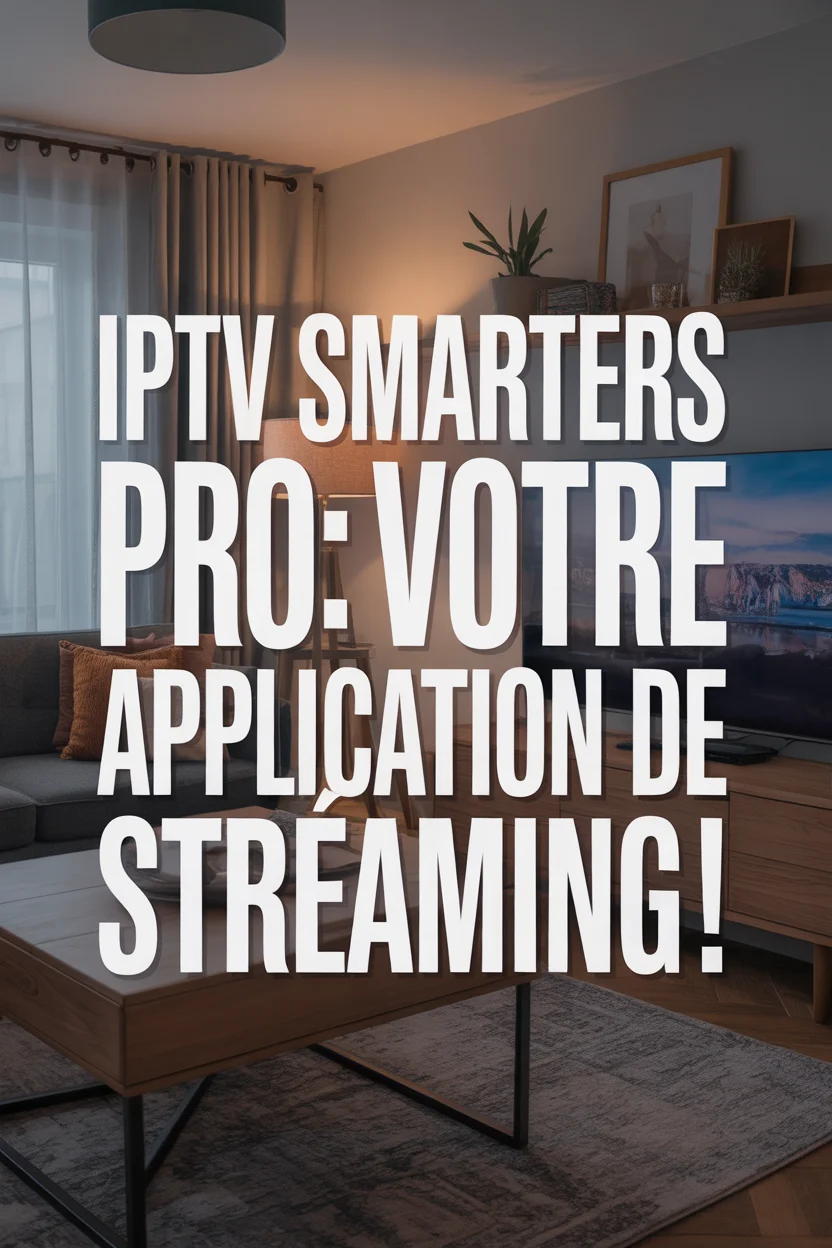 Découvrez IPTV Smarters Pro : Votre application de streaming préférée!