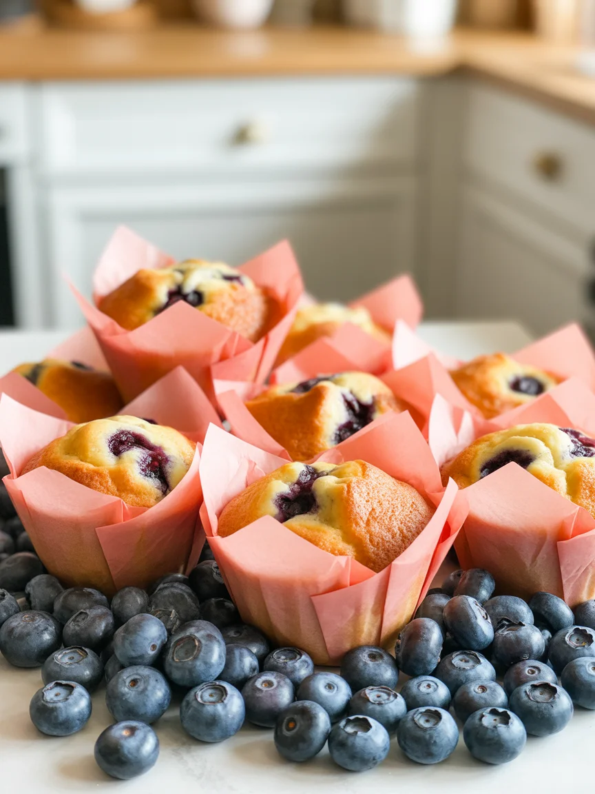almond flour blueberry muffins