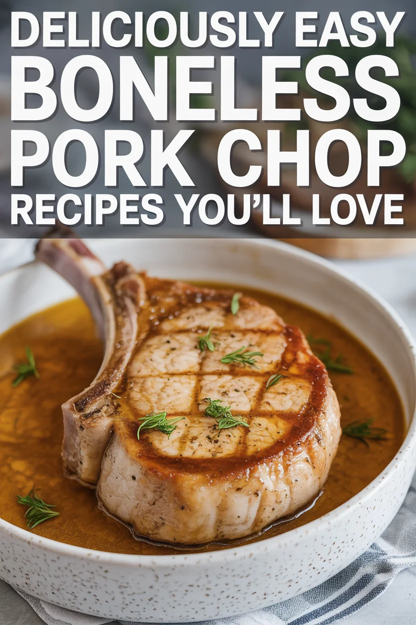 Deliciously Easy Boneless Pork Chop Recipes You’ll Love