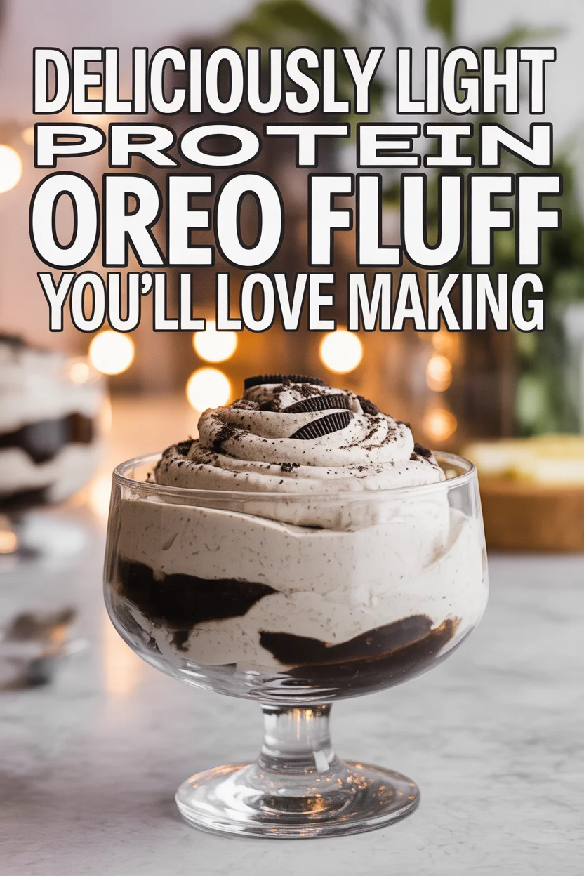 Deliciously Light Protein Oreo Fluff You’ll Love Making
