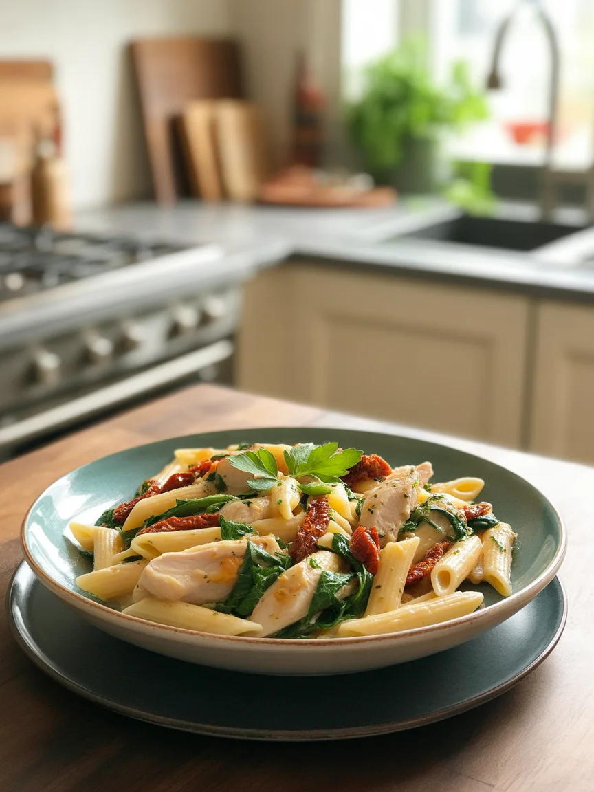 crockpot chicken pasta