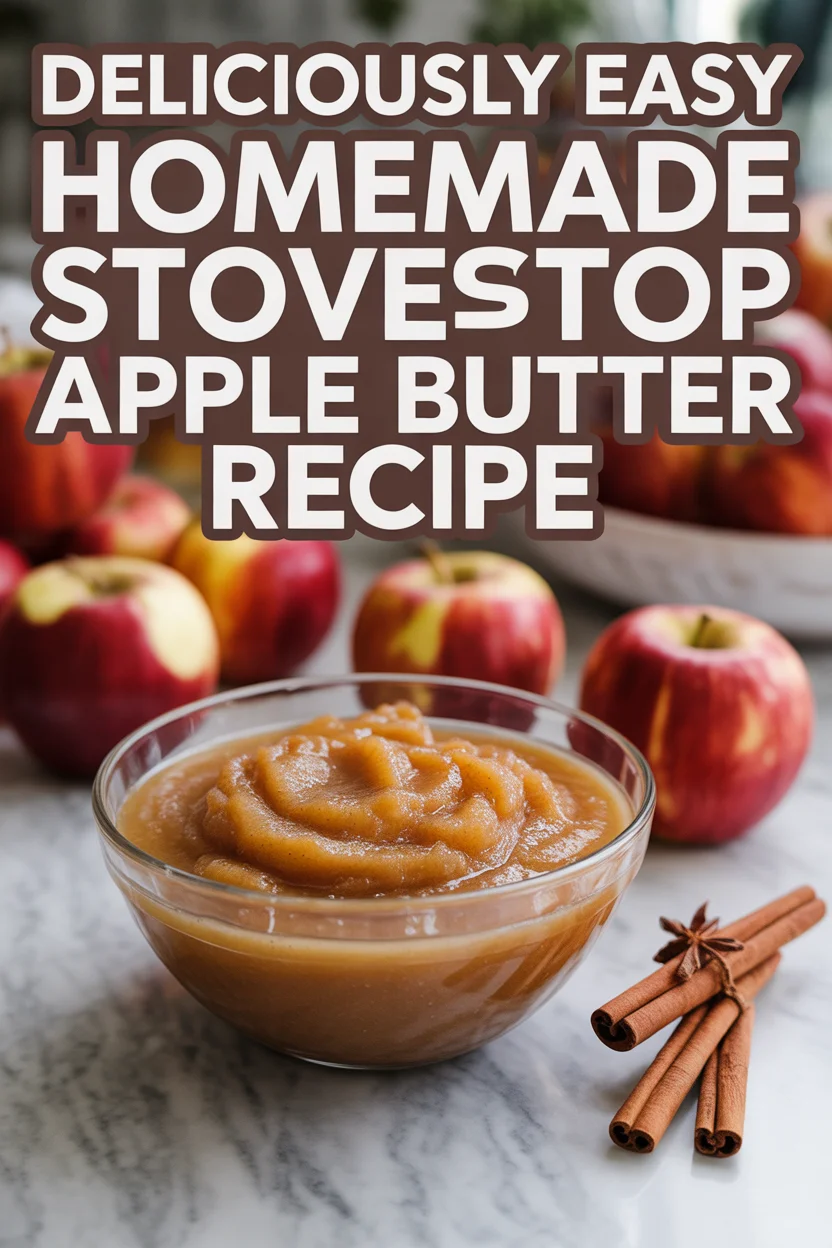 Homemade Stovetop Apple Butter