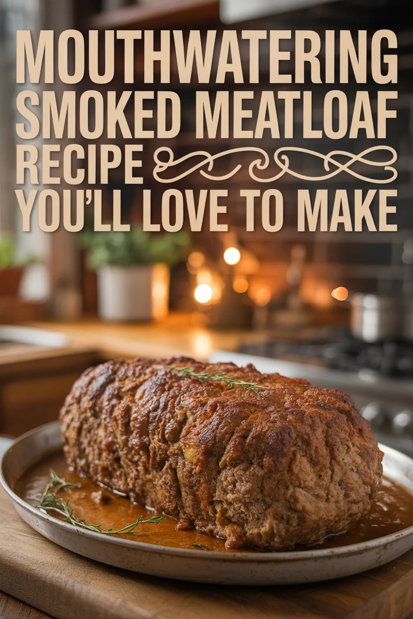 smoked meatloaf recipe