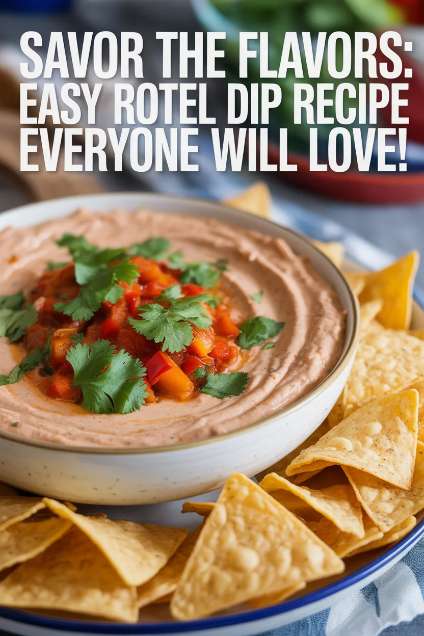 Savor the Flavors: Easy Rotel Dip Recipe Everyone Will Love!