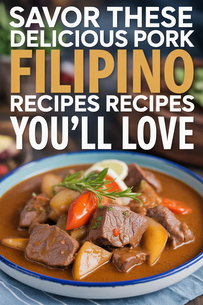 pork filipino recipes