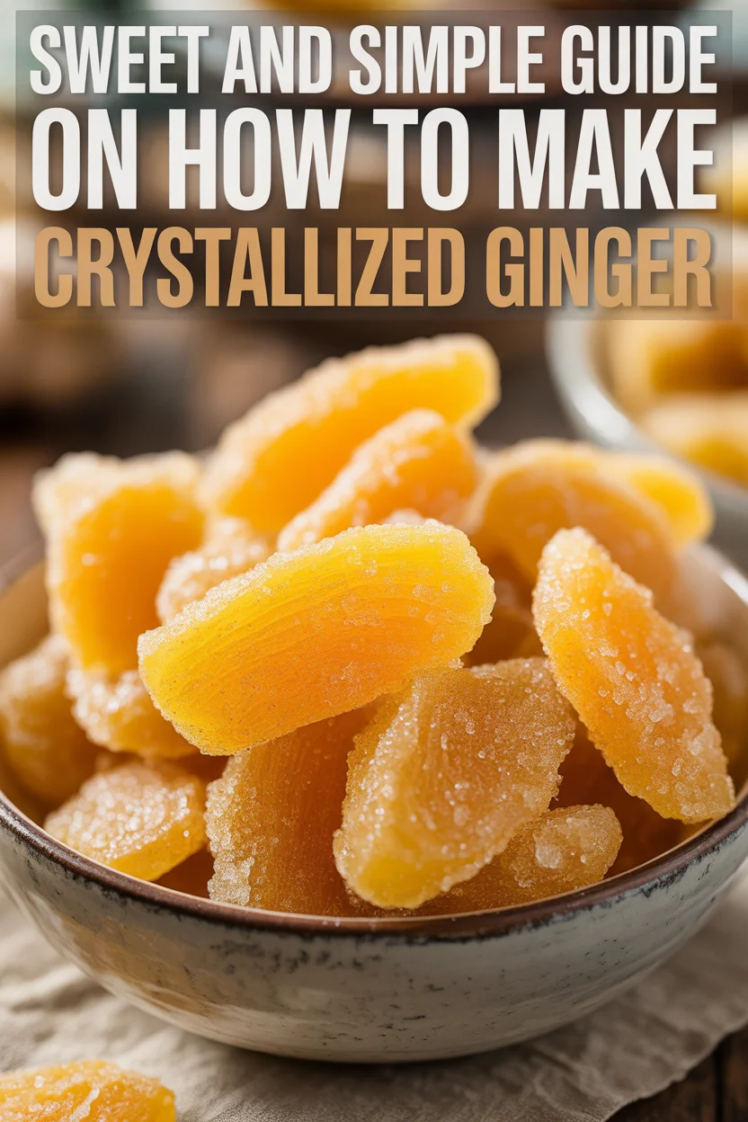 How to Make Crystallized Ginge
