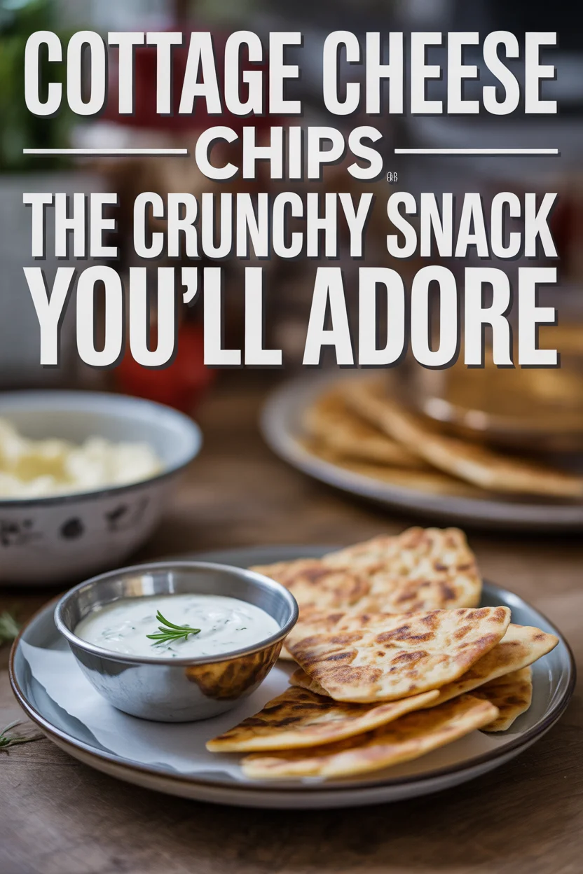 Cottage Cheese Chips: The Crunchy Snack You’ll Adore