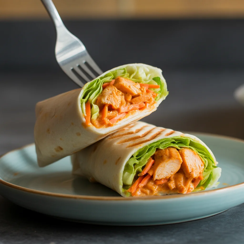 Healthy Buffalo Chicken Wrap ——— lunch