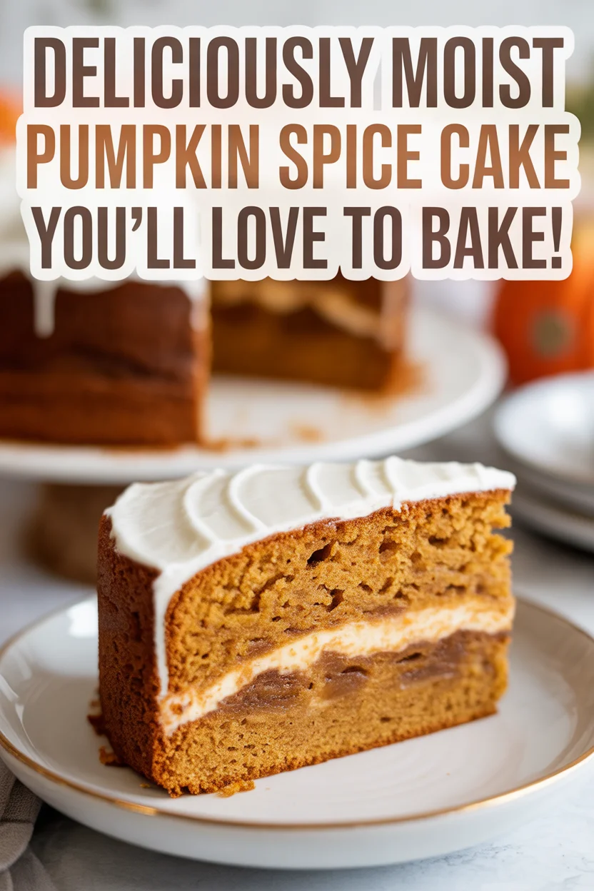 Deliciously Moist Pumpkin Spice Cake You’ll Love to Bake!