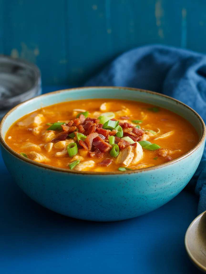 Delicious Buffalo Chicken Soup for Cozy Nights in!