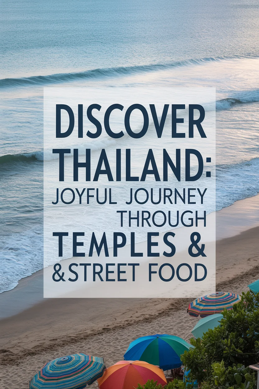 Discover Thailand: A Joyful Journey Through Temples, Beaches & Street Food