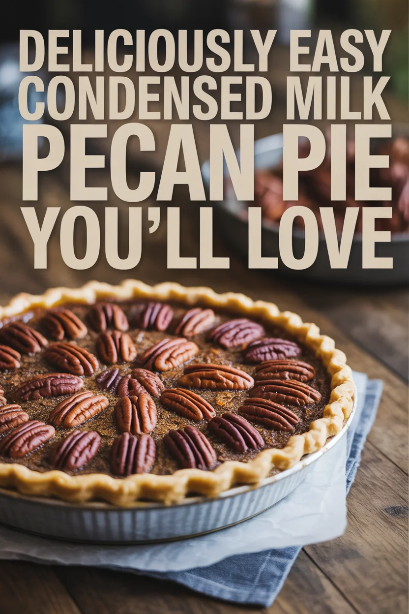 Condensed Milk Pecan Pie