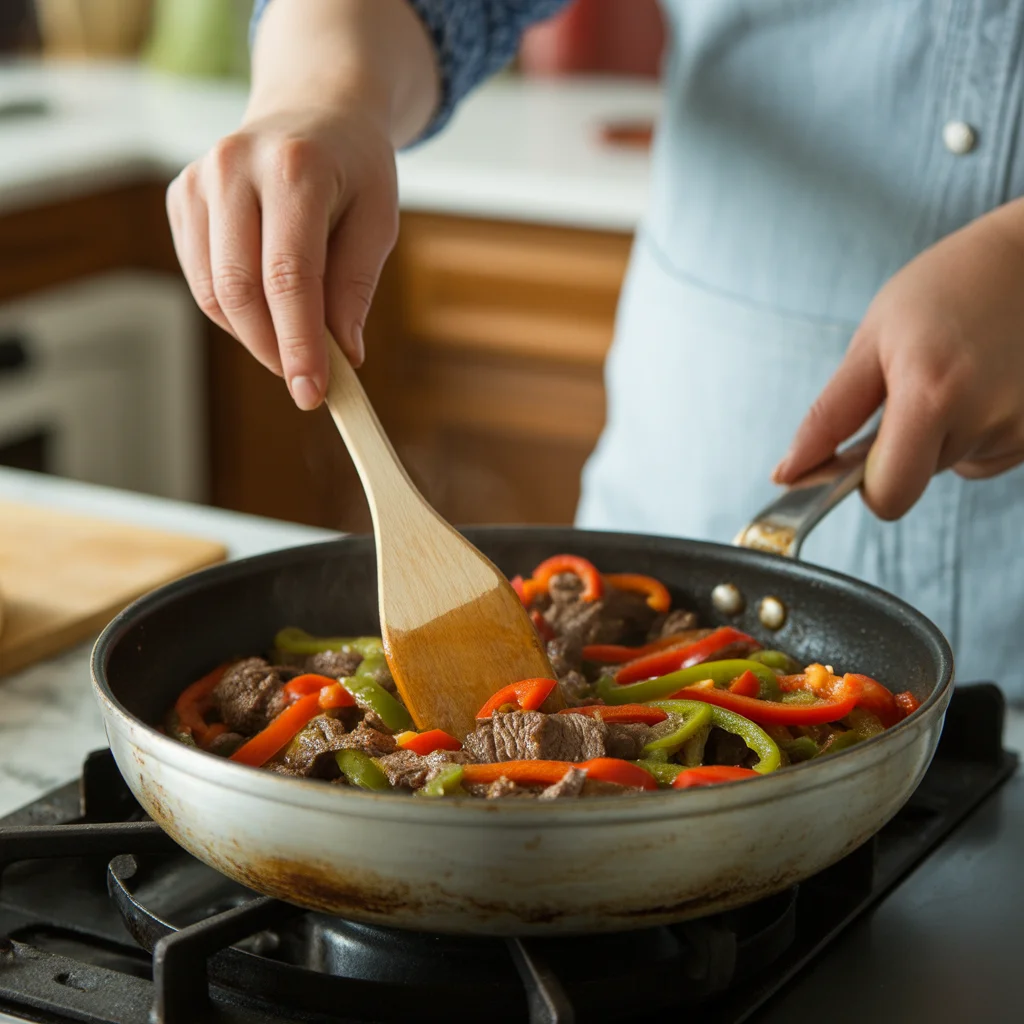 Deliciously Simple Pepper Steak in a Crock Pot!