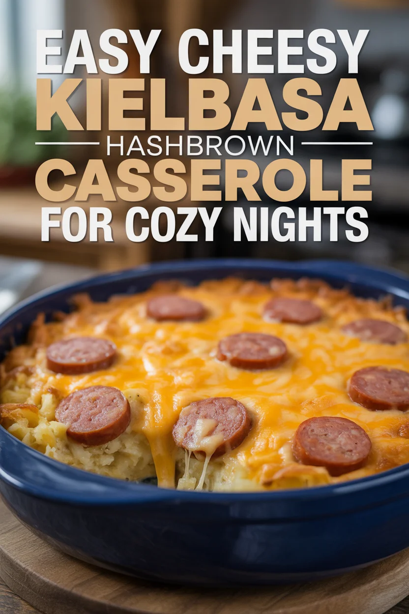 Easy Cheesy Kielbasa Hashbrown Casserole for Cozy Nights